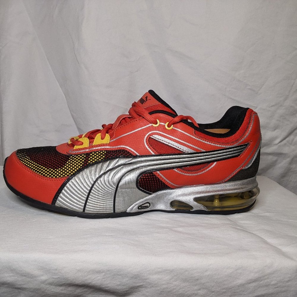 Puma Orange and Black Evertrack Running Shoes